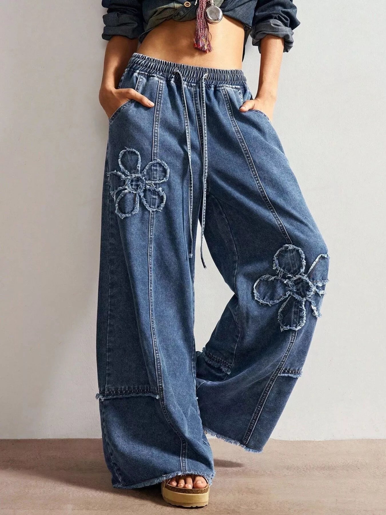 Flower Wide Leg Jeans – Arizona & Co.