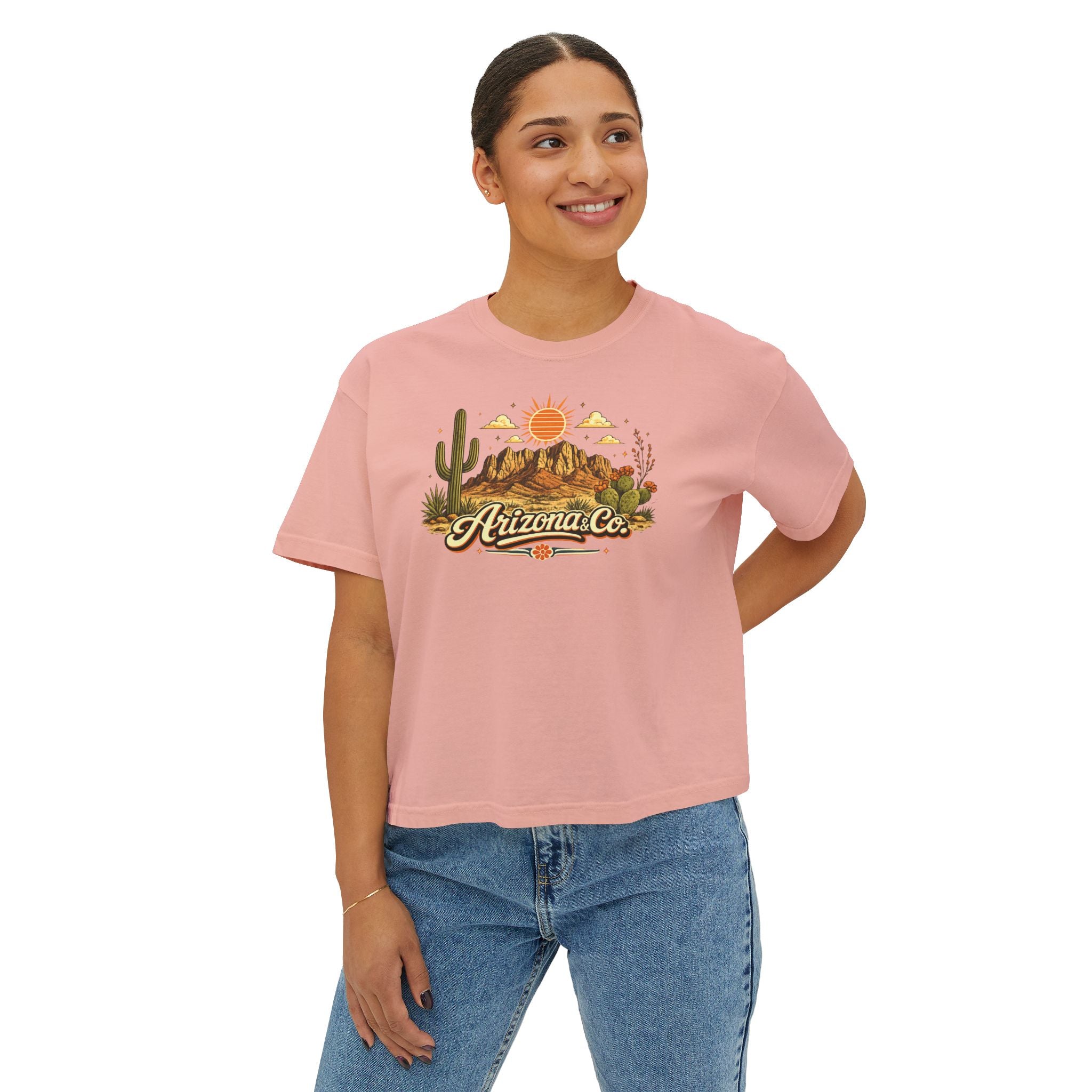 Desert Scene Graphic Logo Tee | Arizona & Co.