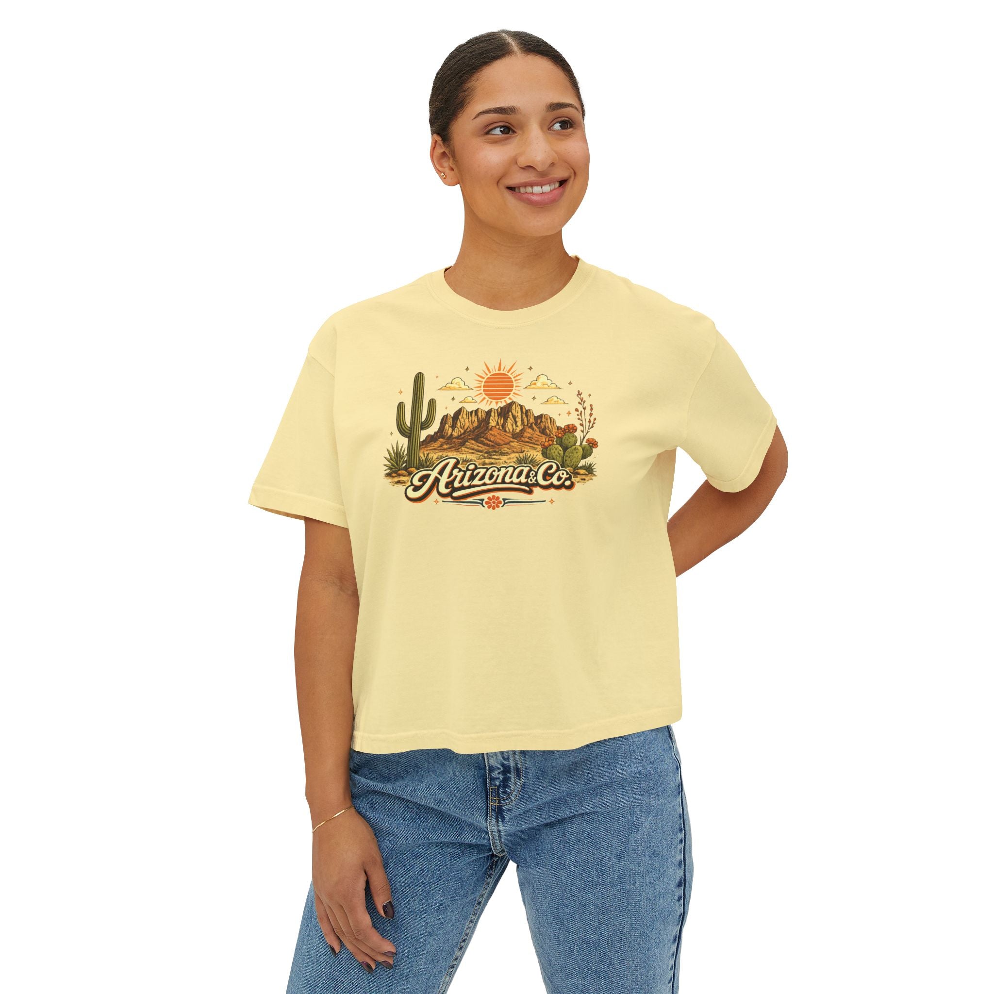 Desert Scene Graphic Logo Tee | Arizona & Co.