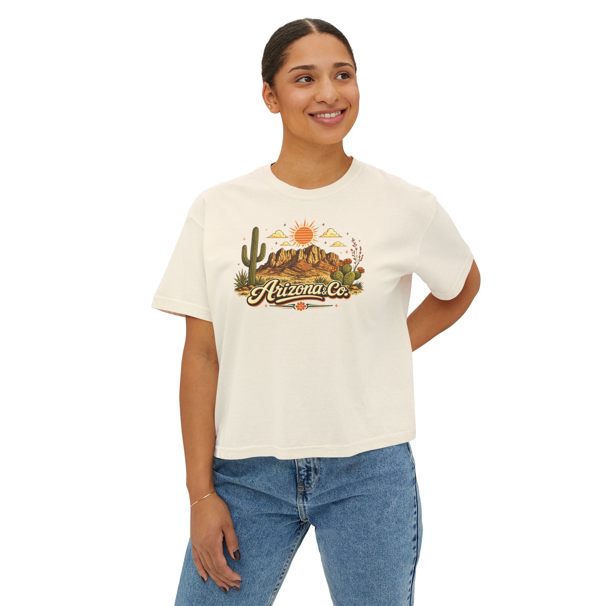 Desert Scene Graphic Logo Tee | Arizona & Co.
