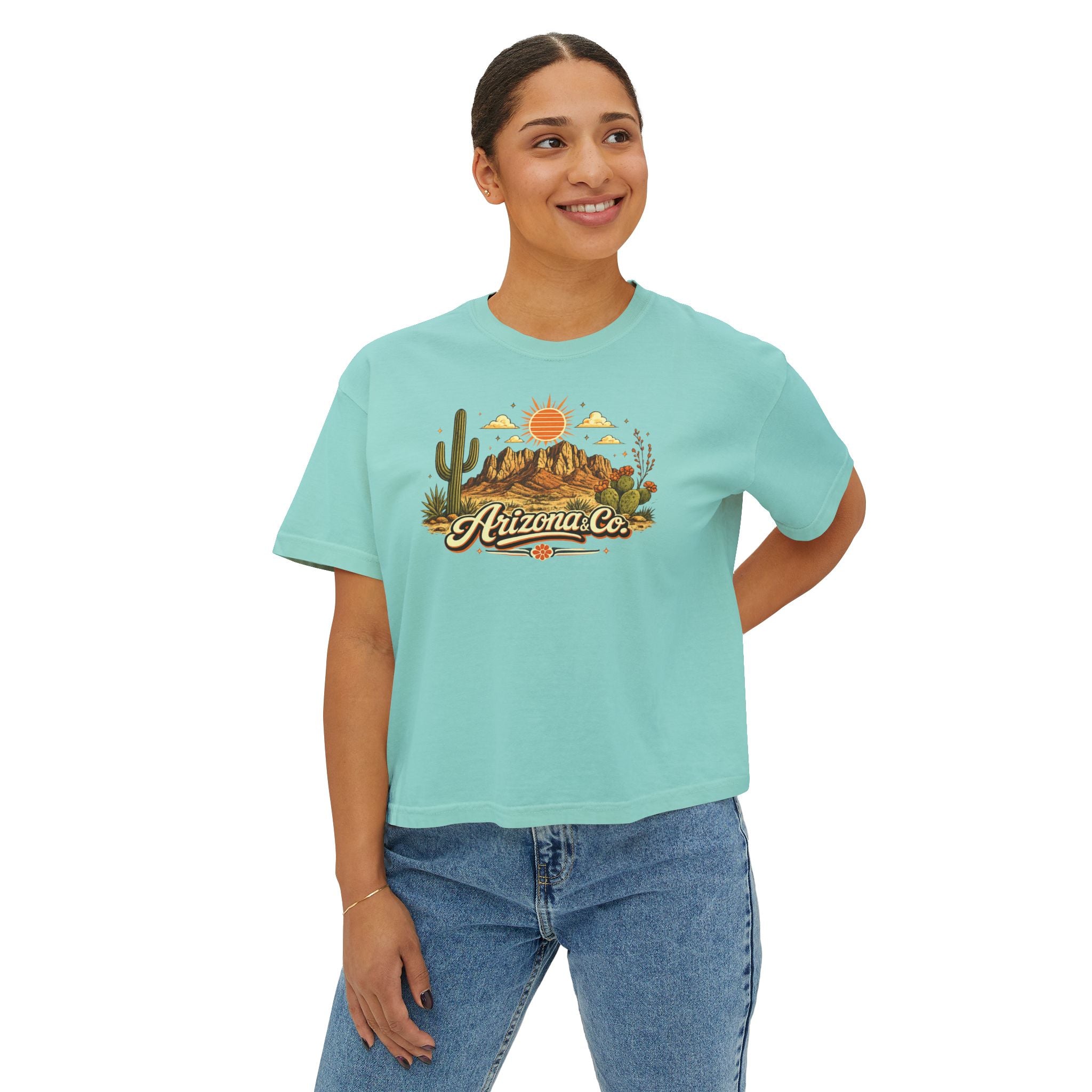 Desert Scene Graphic Logo Tee | Arizona & Co.