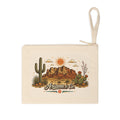 Desert Scene Logo Zipper Pouch | Arizona & Co.