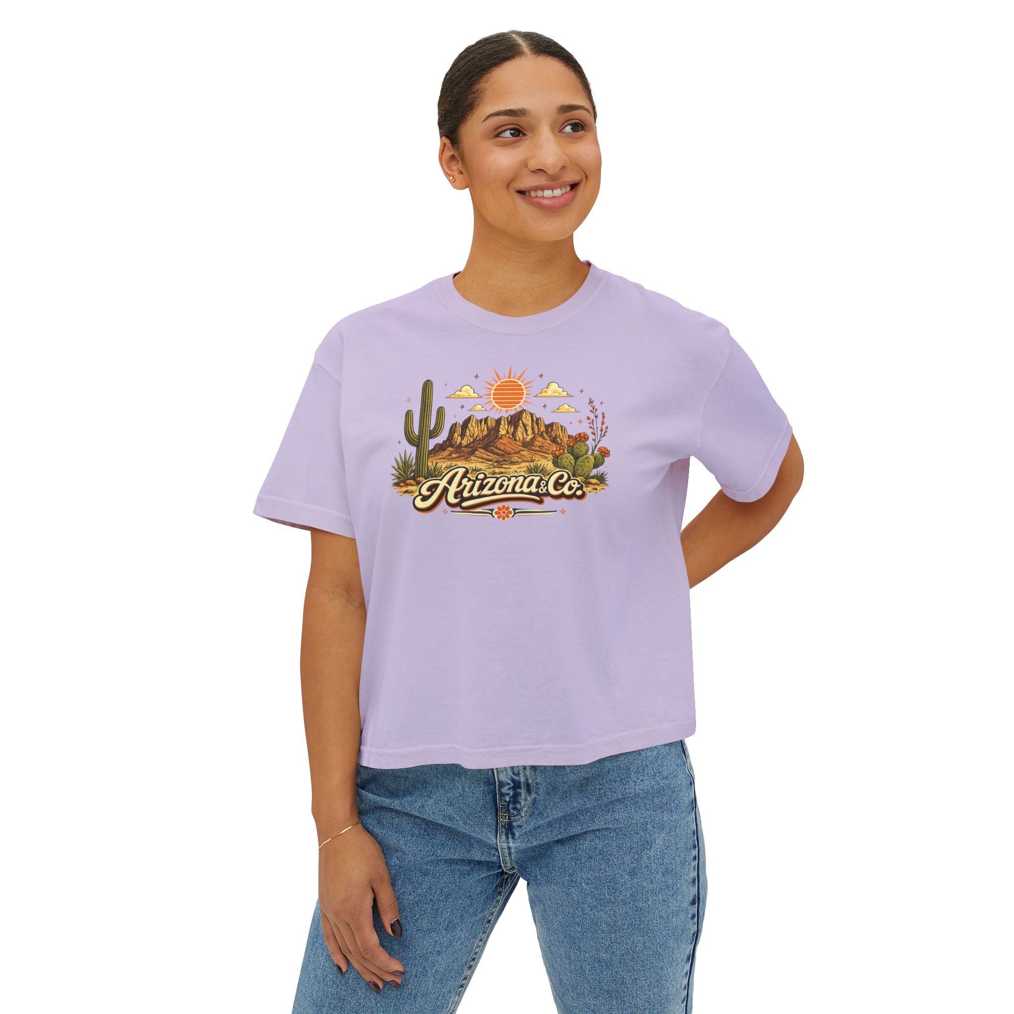 Desert Scene Graphic Logo Tee | Arizona & Co.