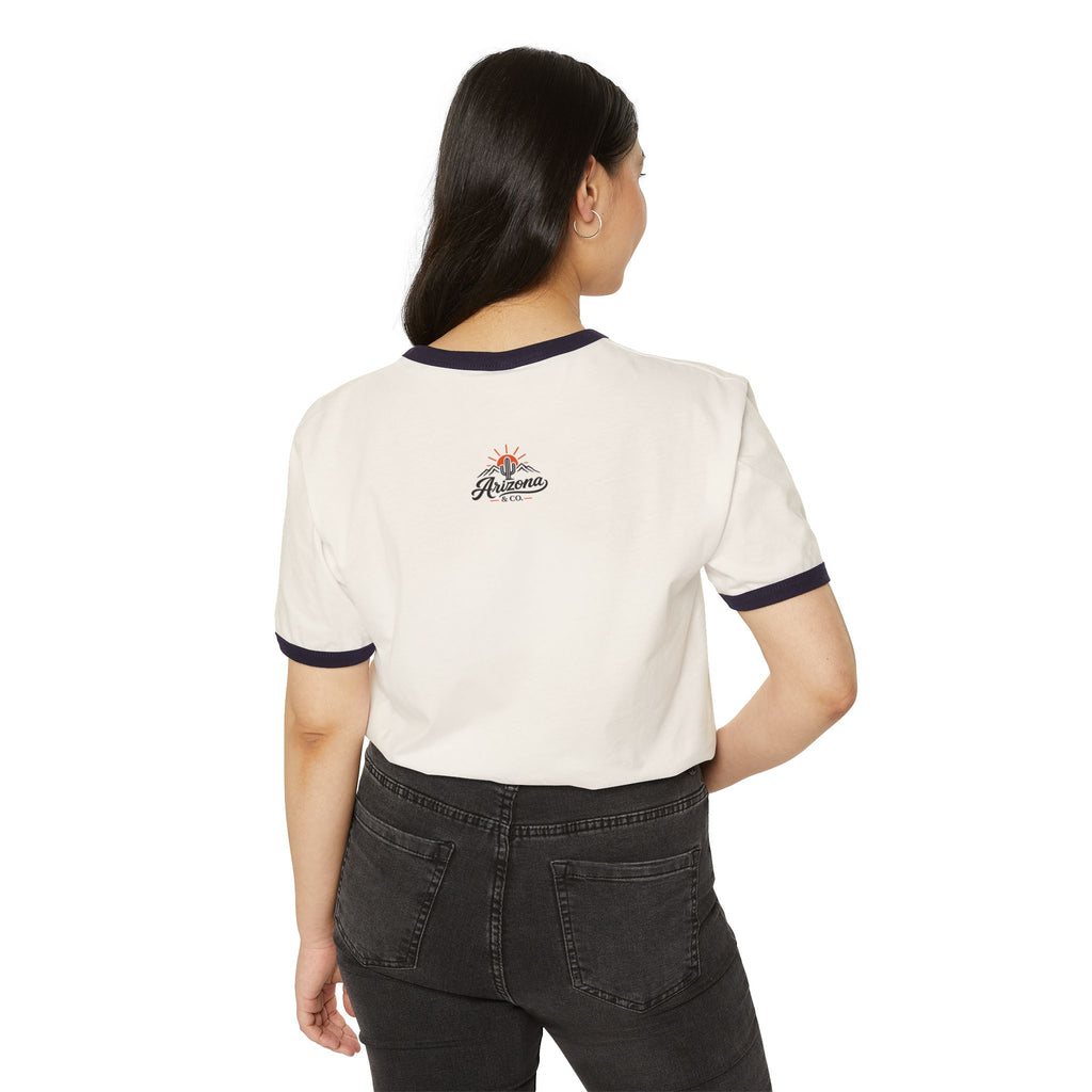 Hotter Than Yesterday Desert Ringer Tee Part of the Arizona & Co. Desert Collection
