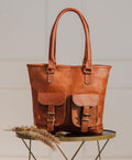 Elara Leather Tote