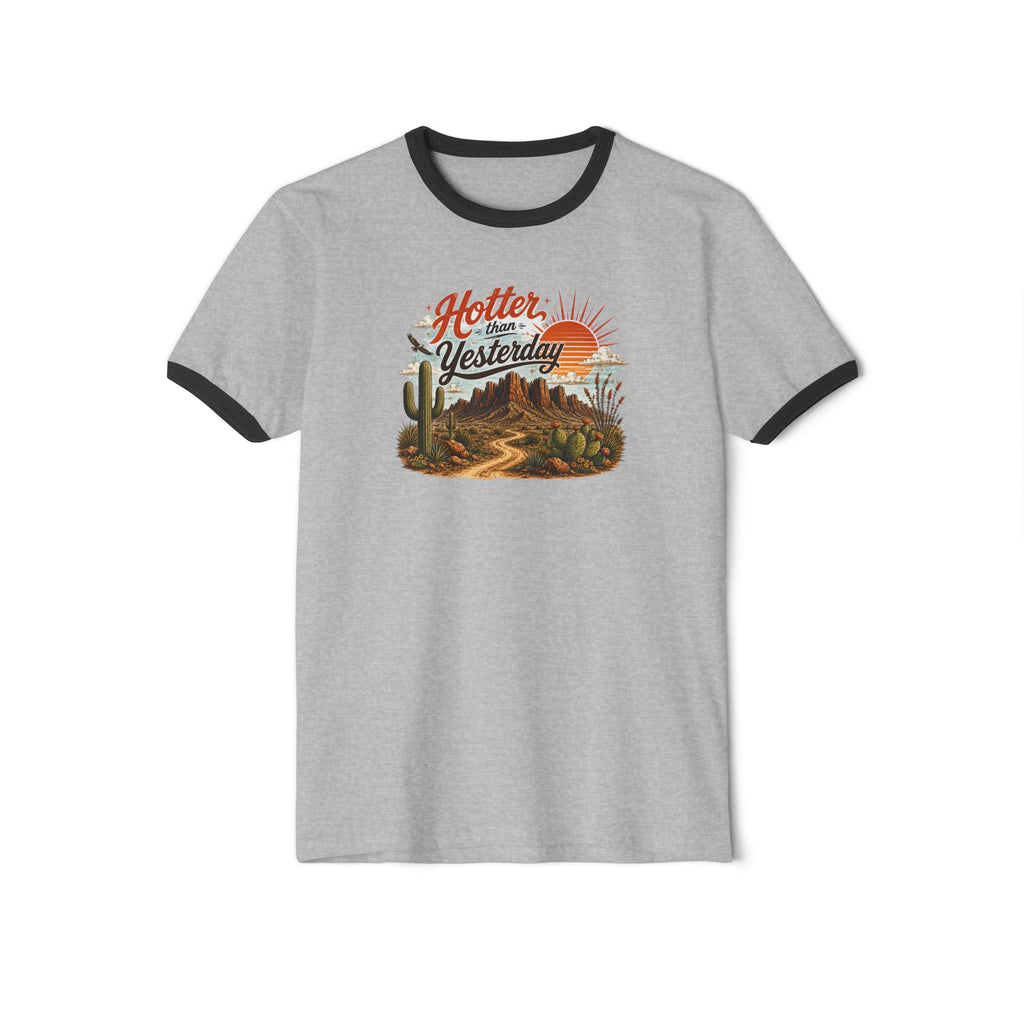 Hotter Than Yesterday Desert Ringer Tee Part of the Arizona & Co. Desert Collection