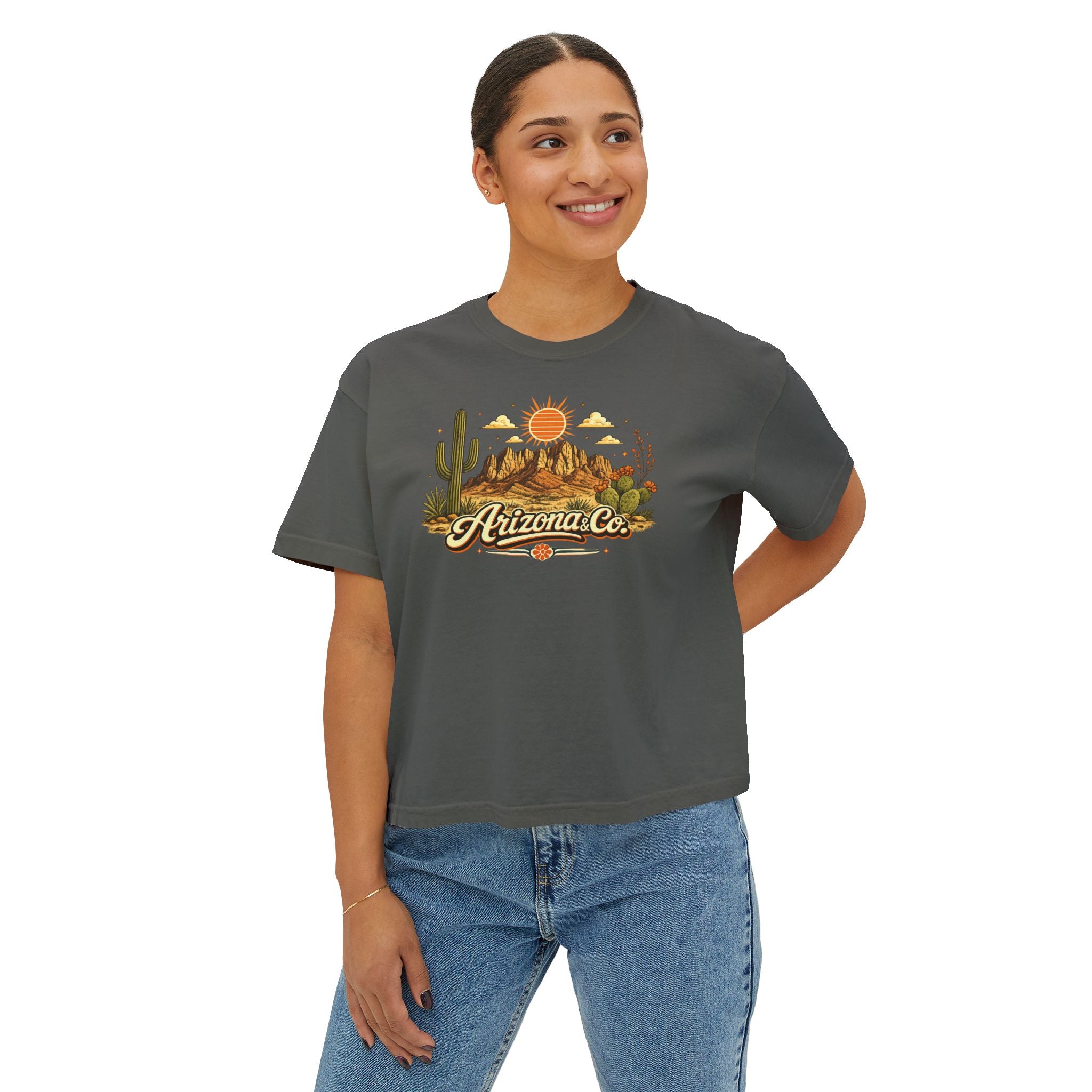 Desert Scene Graphic Logo Tee | Arizona & Co.