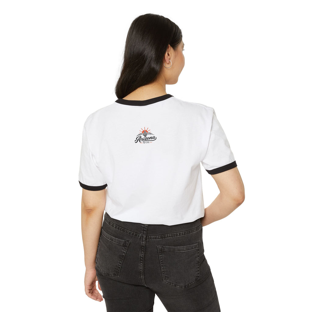 Hotter Than Yesterday Desert Ringer Tee Part of the Arizona & Co. Desert Collection