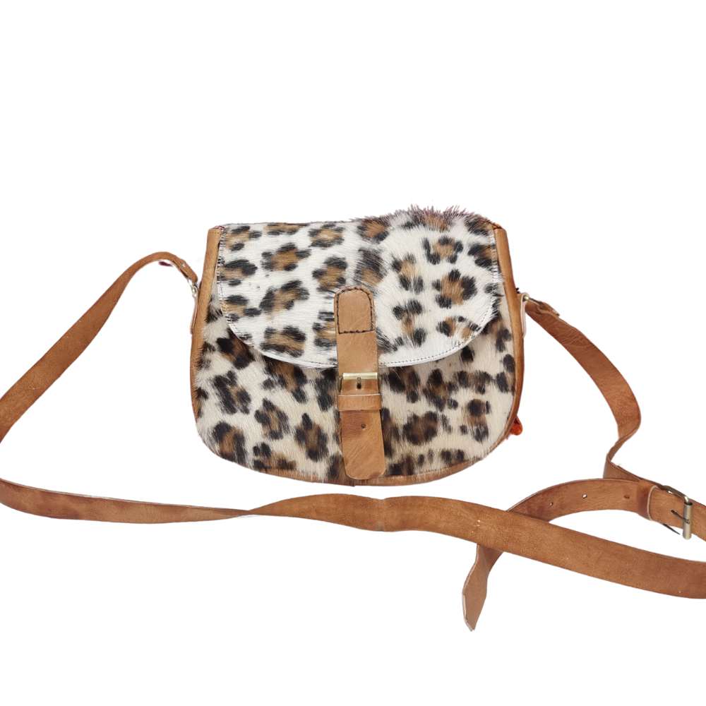 Moroccan Cowhide Shoulder Bag
