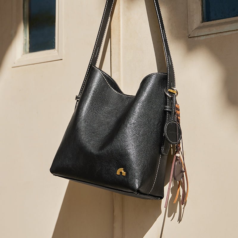 Vintage Leather Large Capacity Tote Bag