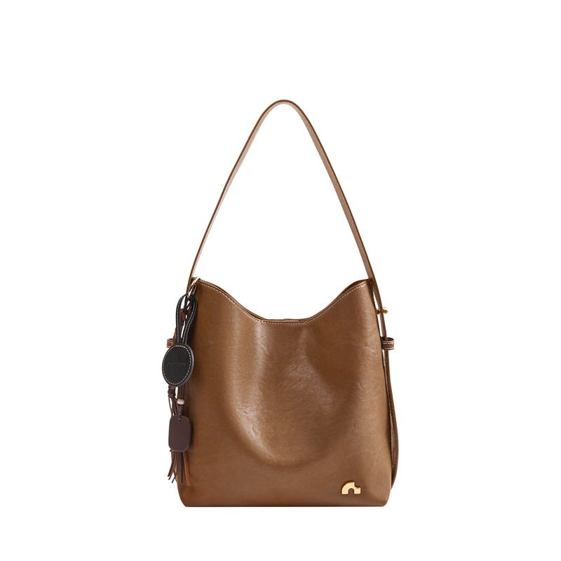 Vintage Leather Large Capacity Tote Bag