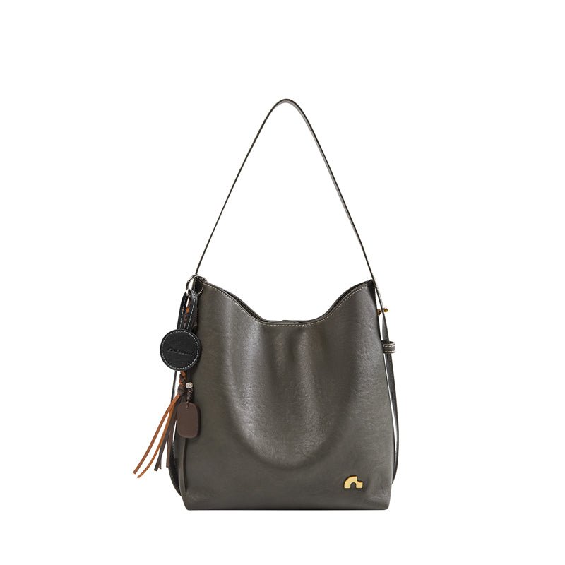 Vintage Leather Large Capacity Tote Bag